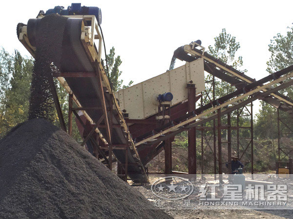 煤矸石加工现场