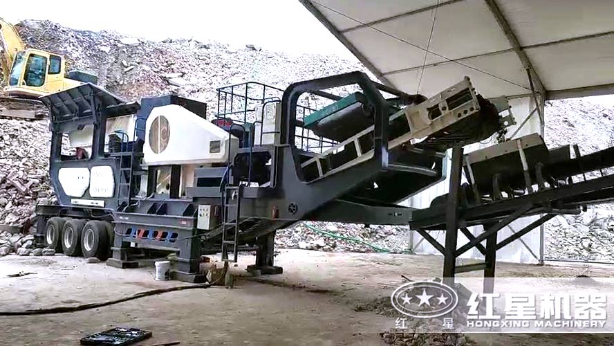 河南厂家生产的建筑垃圾移动破碎站自动化生产