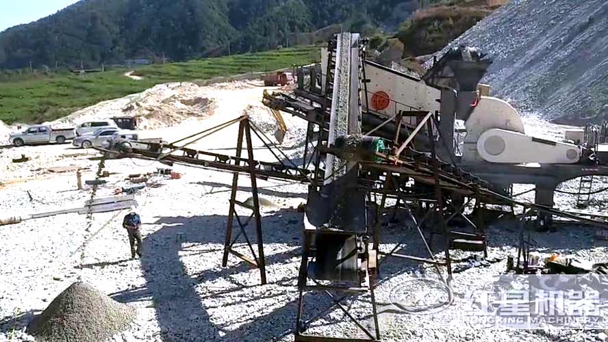 凉山地区移动重锤破作业视频